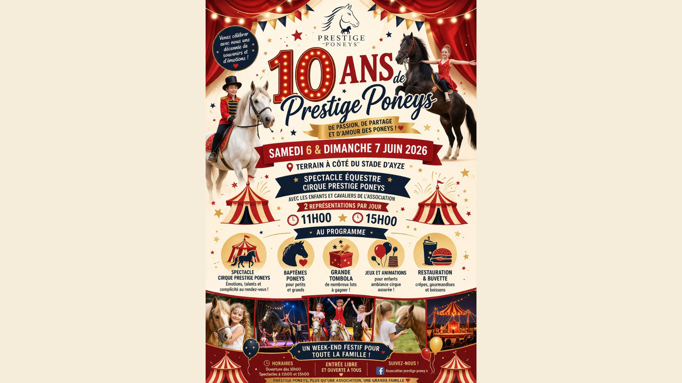Fête des 10 ans de l'association Prestige Poney_Ayse